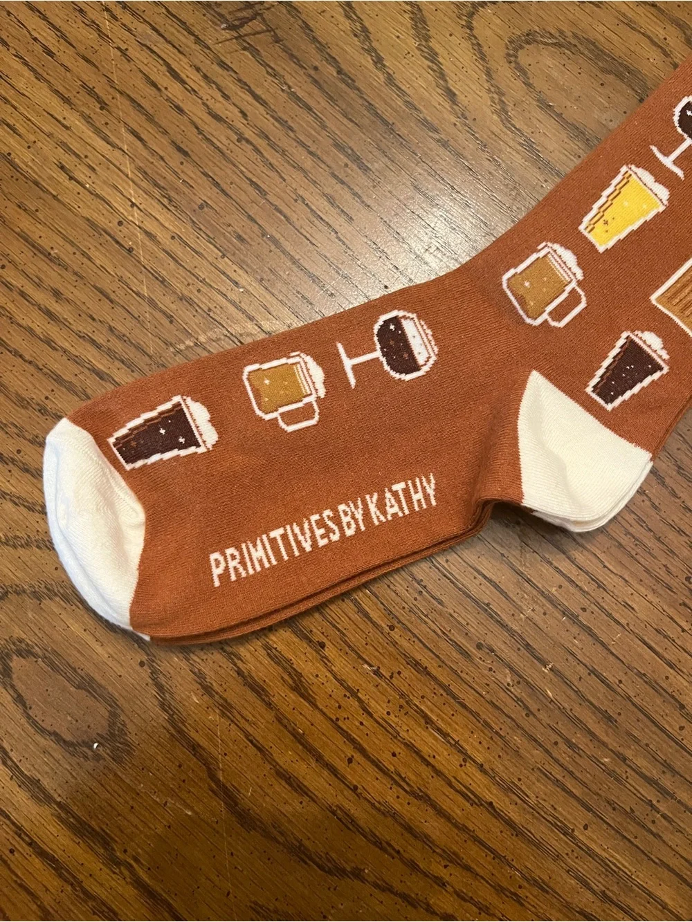 Primitives By Kathy I'd Rather Be Drinking Beer Crew Socks, new